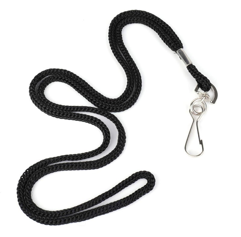 Yesland 150 Pack ID Black Lanyard Safety Badge Lanyard, 36 Inches Comfortable Neck Straps Business Card Lanyards Employee Students Lanyards with Swivel Hook for Office, School, Classroom - Image 4